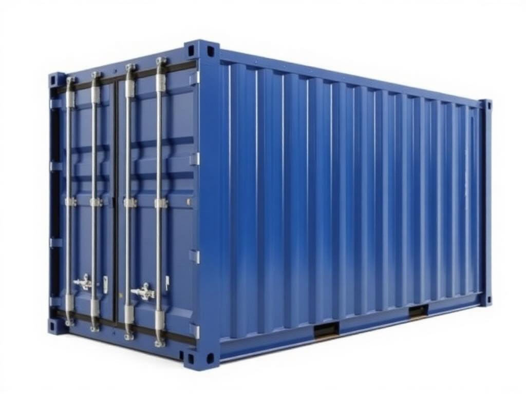 Blue 20ft standard shipping container for sale in Knoxville, TN